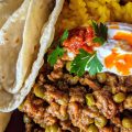 Curry carne macinata e piselli