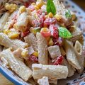 Pasta fredda formaggio e pomodorini