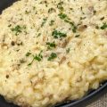 Risotto panna salsiccia