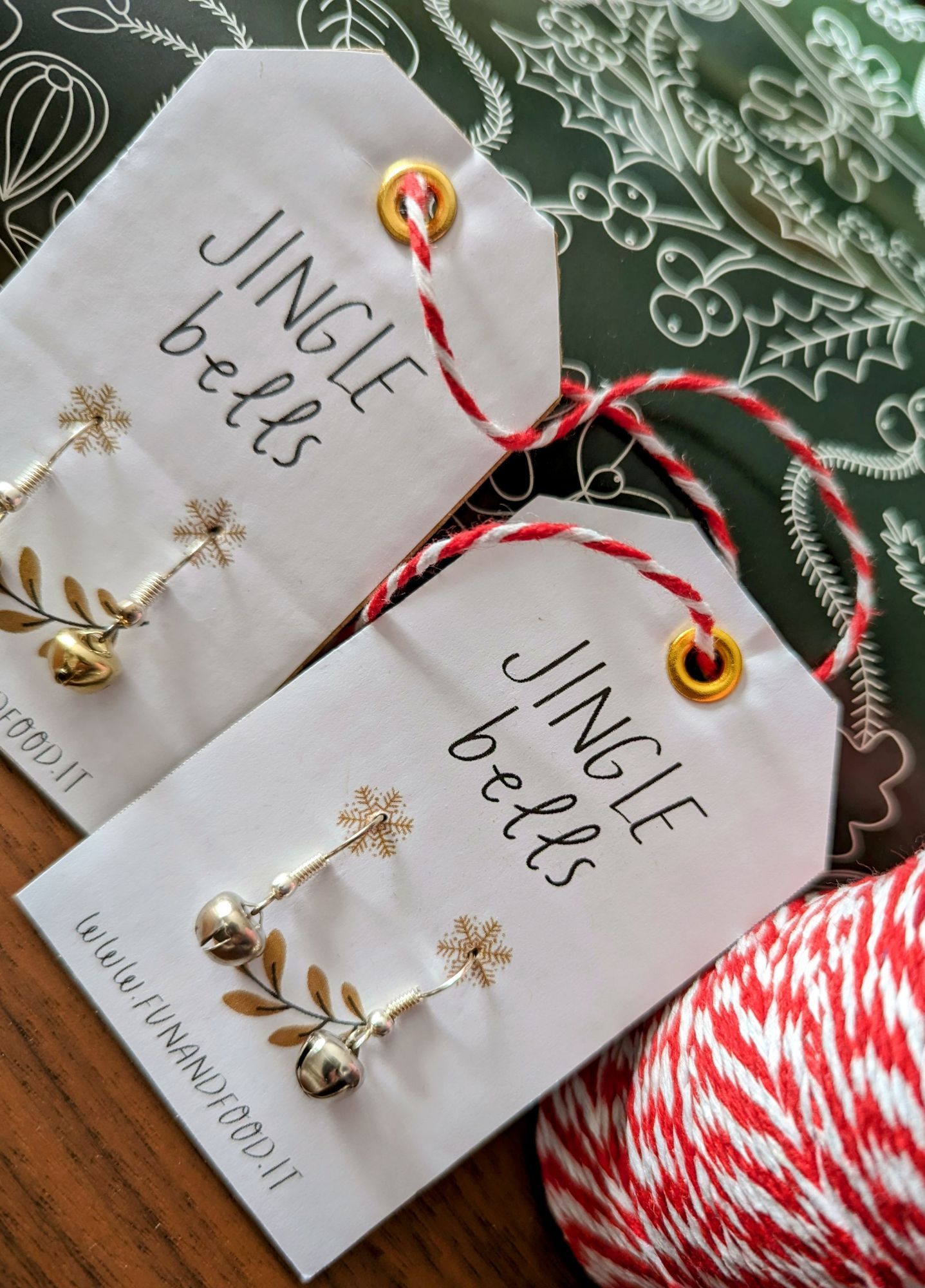 100Pcs Campanellini Natalizi Pezzi Oro Decorazioni Per Albero Di Natale Matrimonio Fai Da Te Gioielli Set Campanelle In Metallo Per Addobbi Festivi - 9