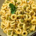 Pasta Primaverile con Piselli, Zafferano & Zola