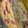 Torta salata prosciutto formaggio pasta fillo