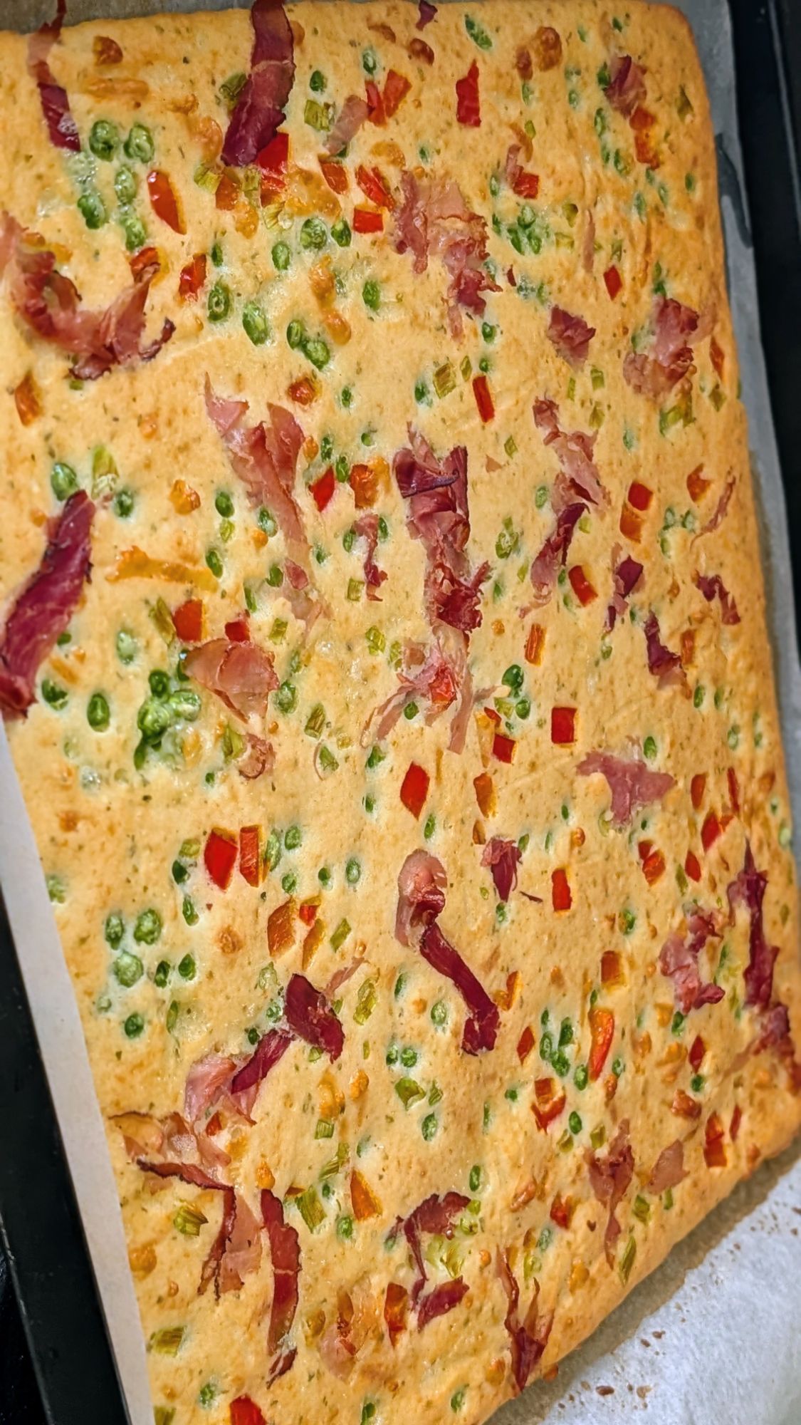 Torta salata in teglia
