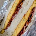 Tramezzini frittata bacon maionese