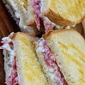 Toast stracchino olive salame